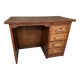 Small administrative style desk american style vintage 1950 oak