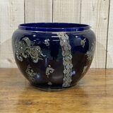 Porcelain pot cache - art deco era - Bleu de Sèvres