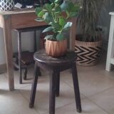 Vintage solid wood stool