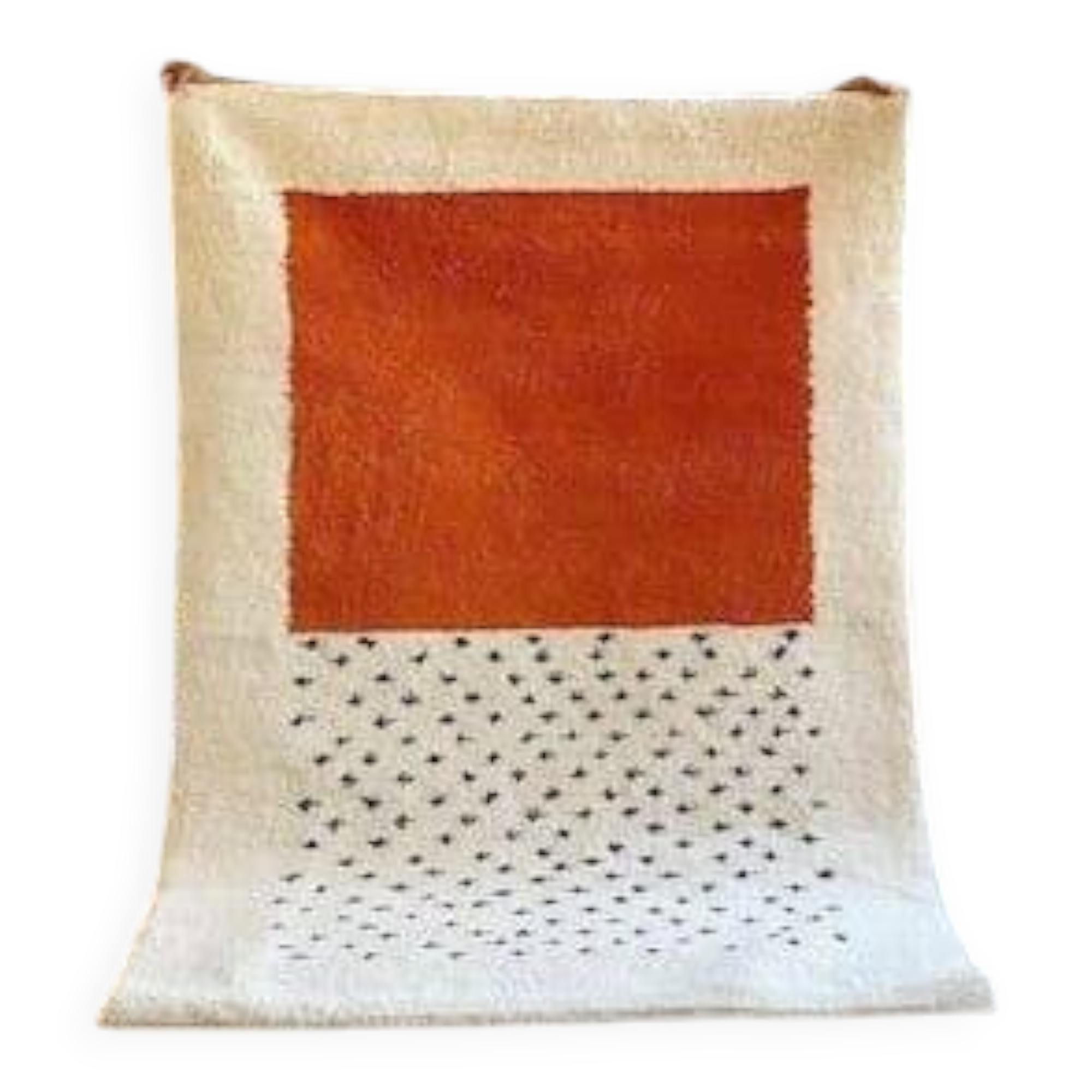 Handmade pure wool rug, size 150 x 250 cm.