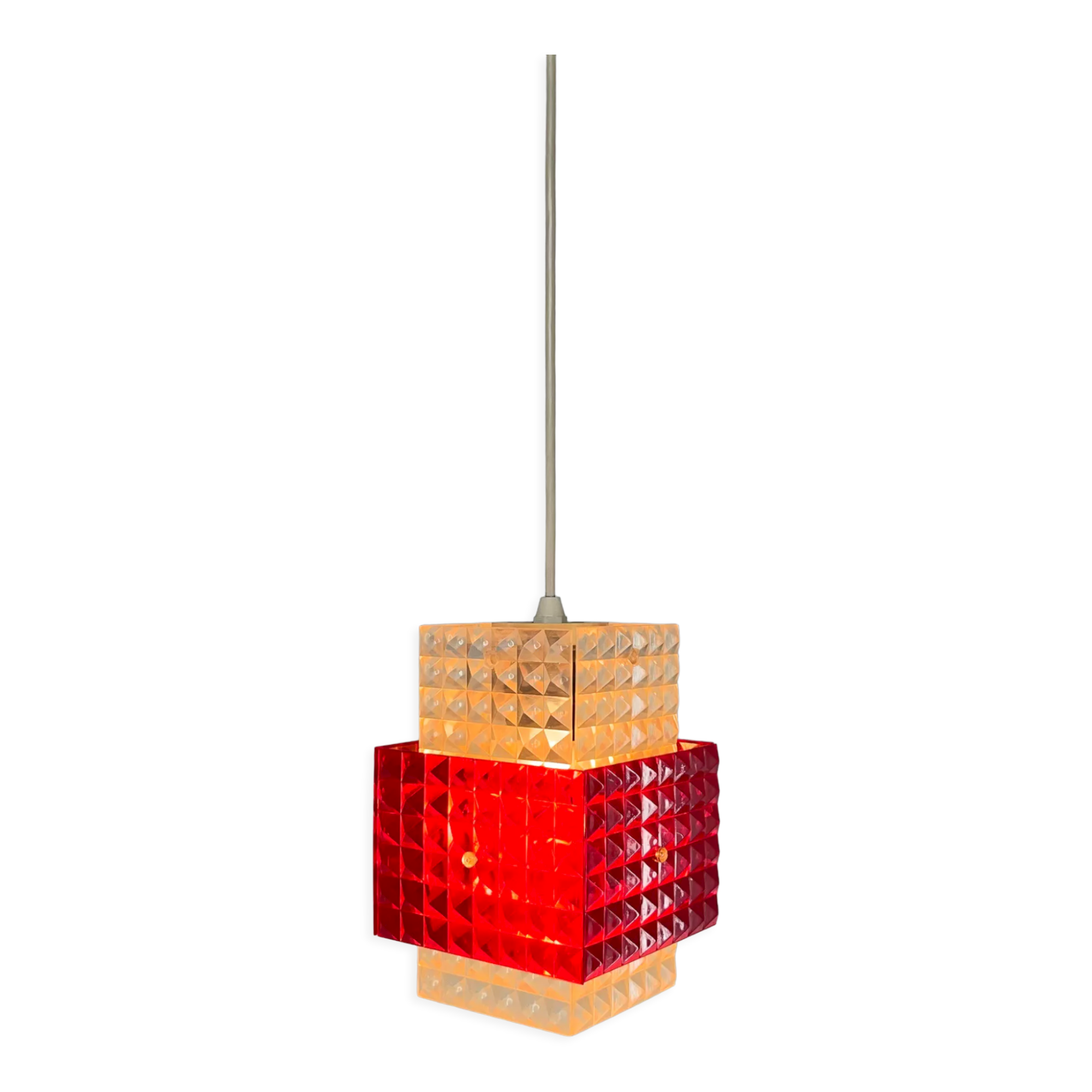1970's Plastic Pendant Light, Germany