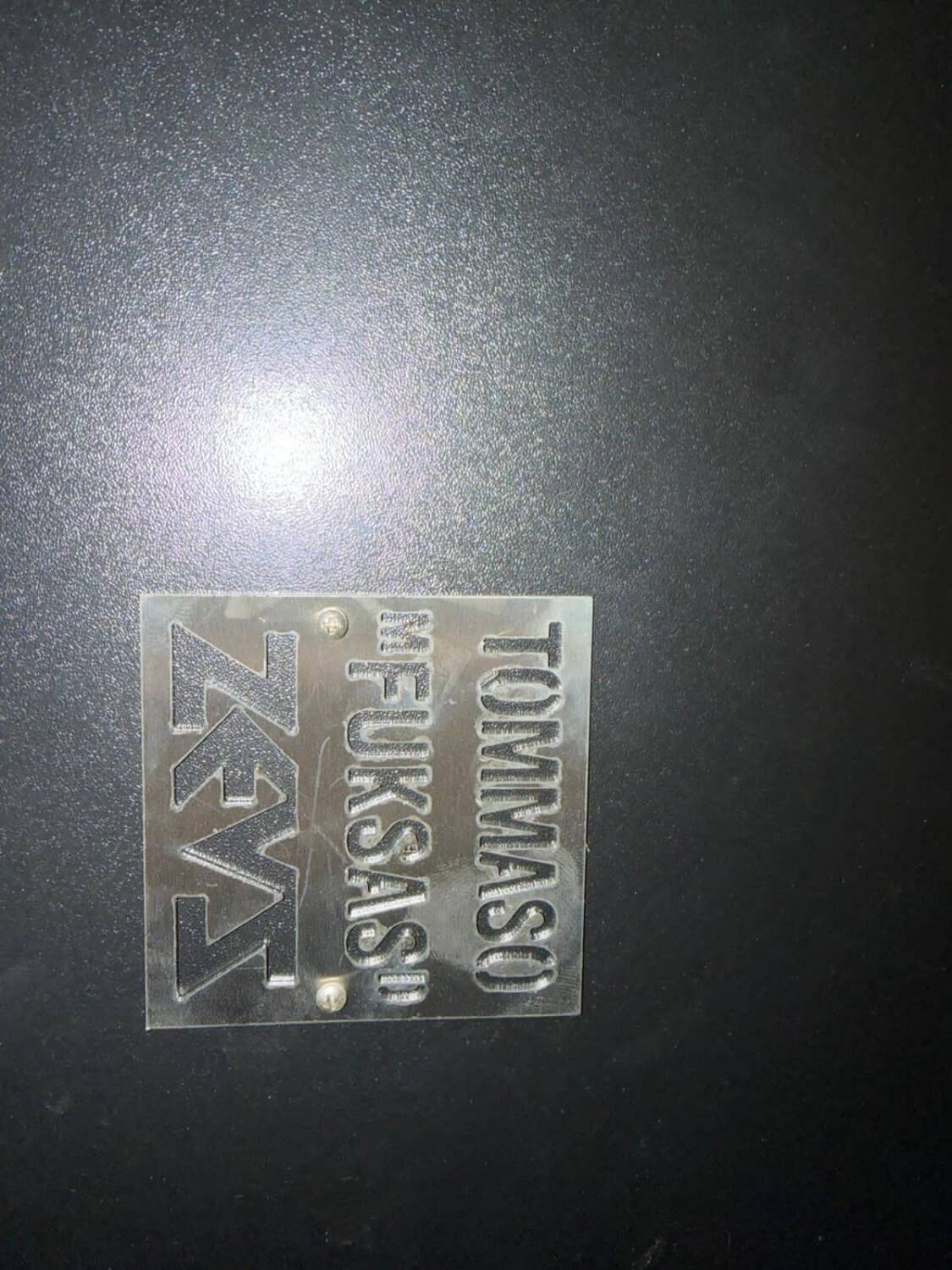 Table and bench Zeus signed by Massimiliano Fuksas.