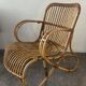 1970s rattan children's armchair
