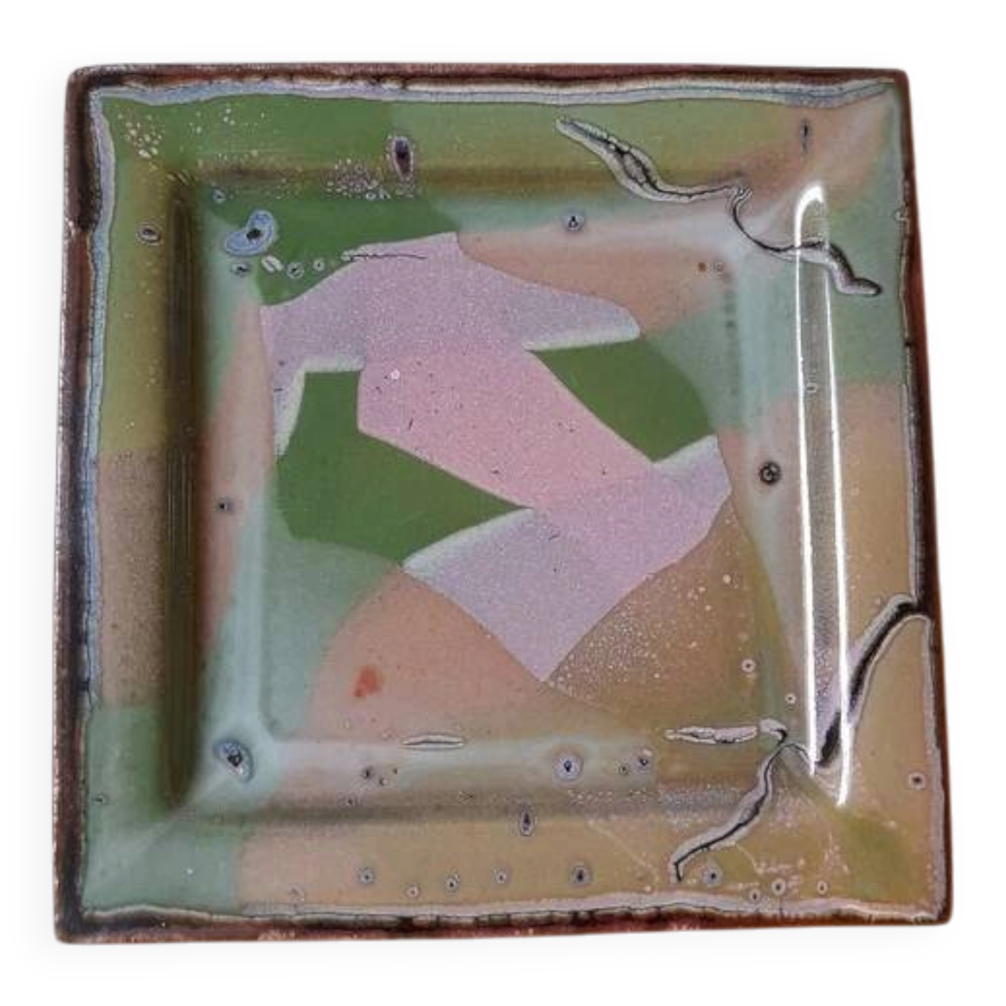 Enamelled Ceramic Pocket by P. Rollet