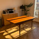 Danish vintage dining table – Scandinavian design – Extendable 240 cm