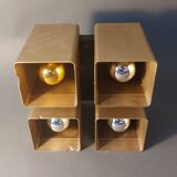 Raak 4-light pendant light, Viervoud model, Holland 1970.