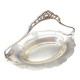 Antique silver-plated metal basket with handle, Phénix silversmith, Art Nouveau.
