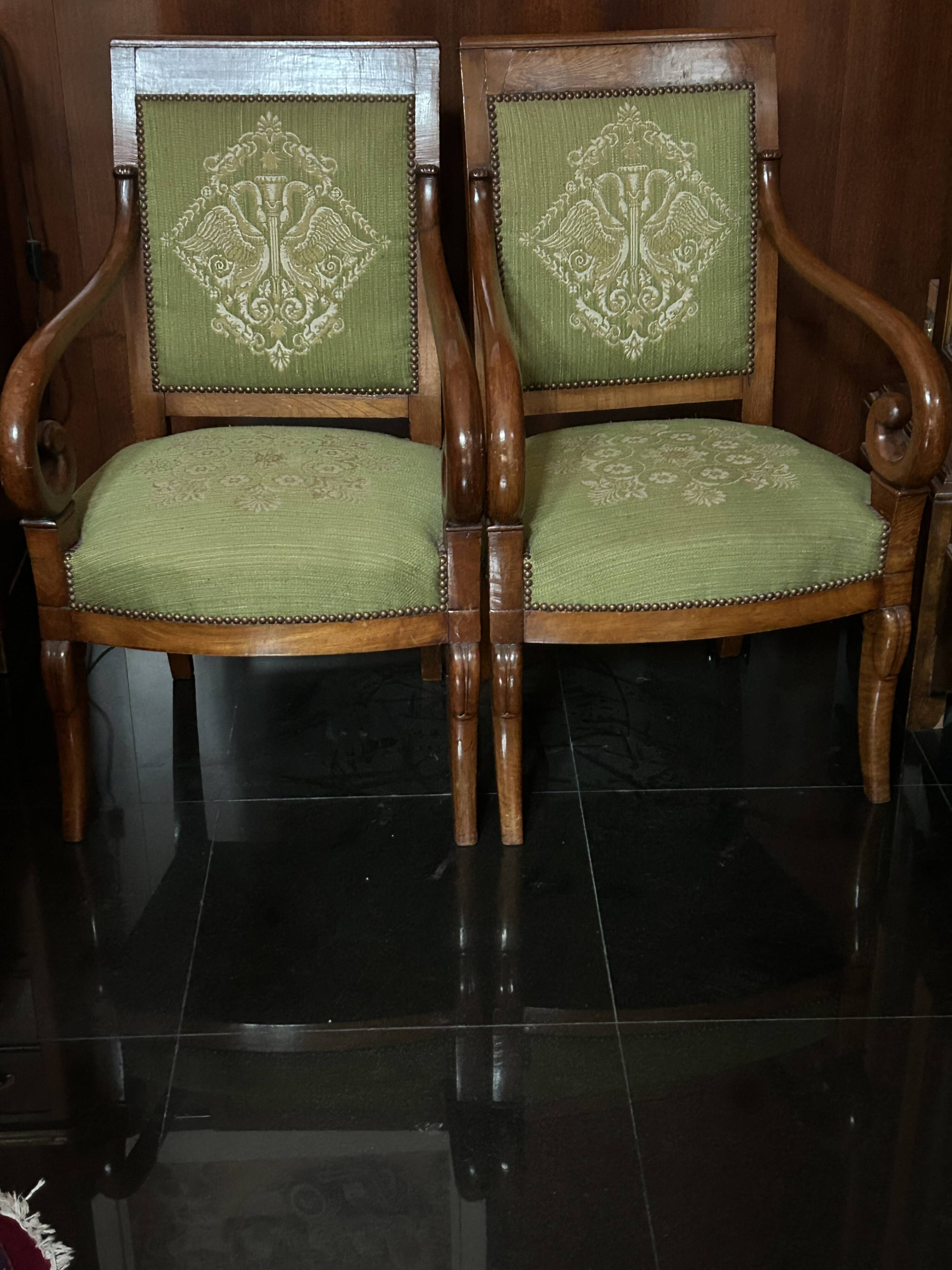 Pair of armchairs