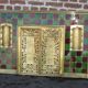 Firewall tiled fireplace plate