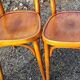 10 chaises bistrot, années 50-60