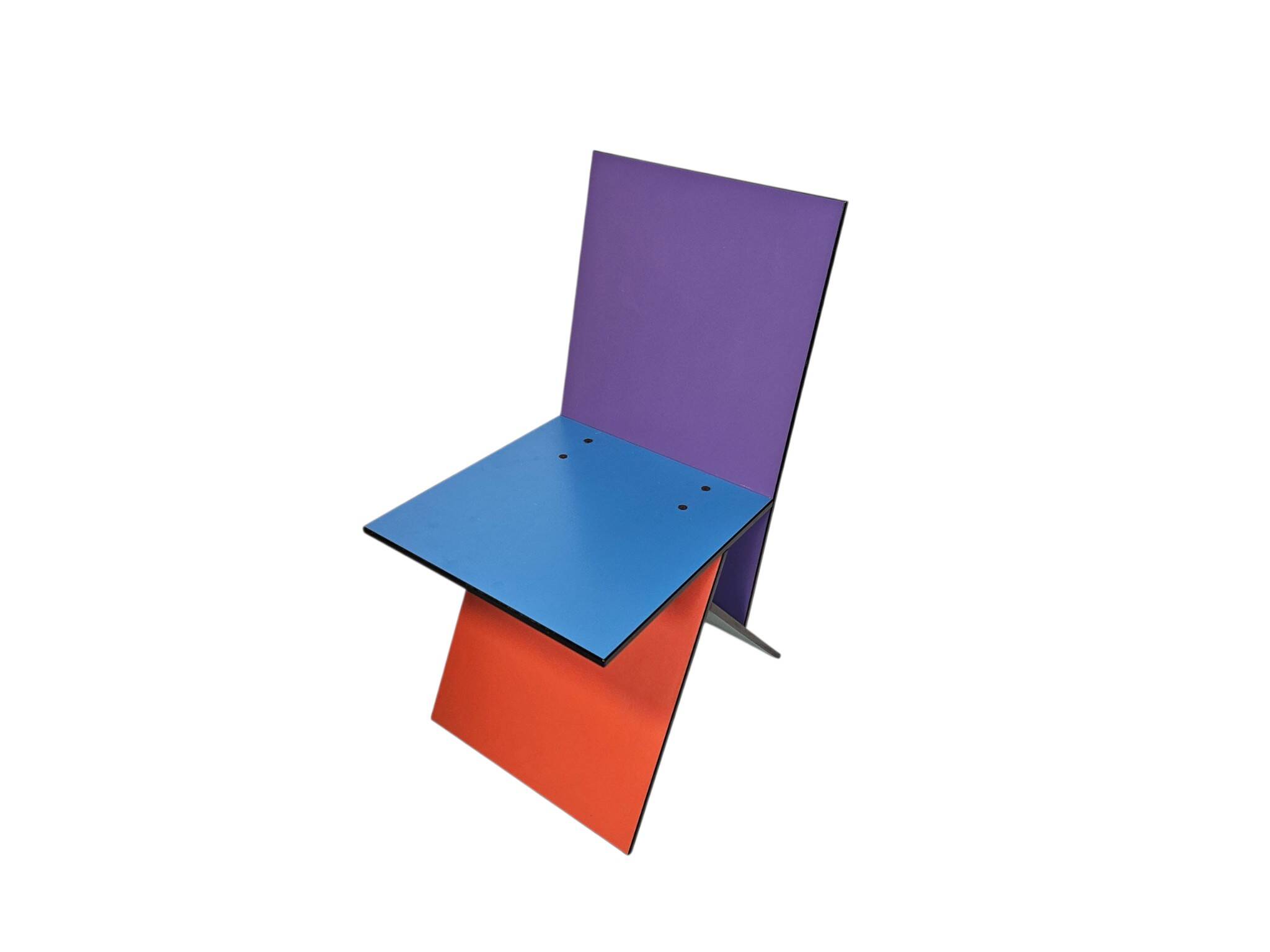 Chaise Vilbert style Memphis Milano conçue par Verner Panton pour Ikea