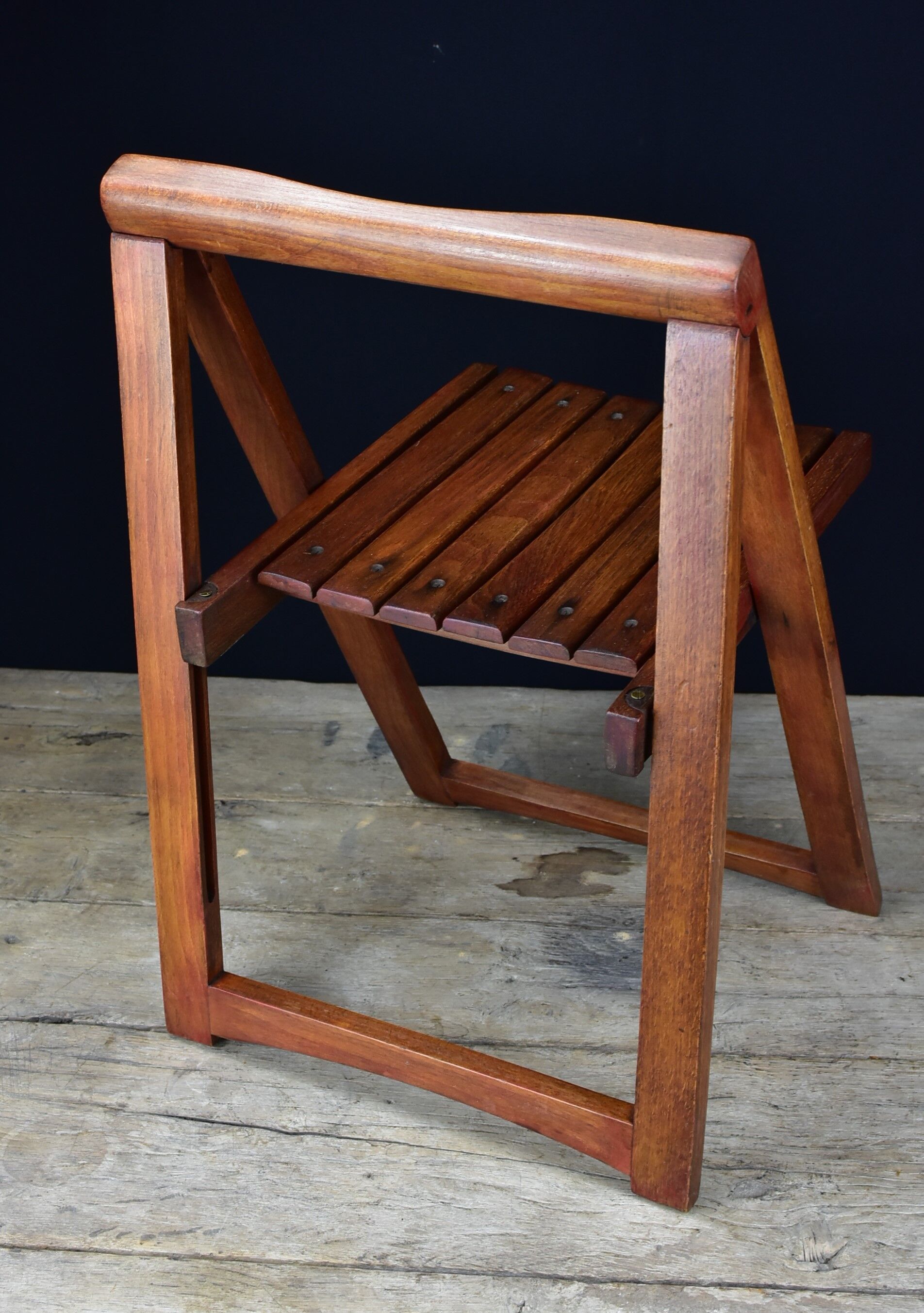 Vintage wood folding chair