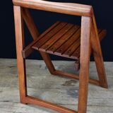 Vintage wood folding chair