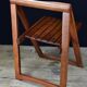 Vintage wood folding chair