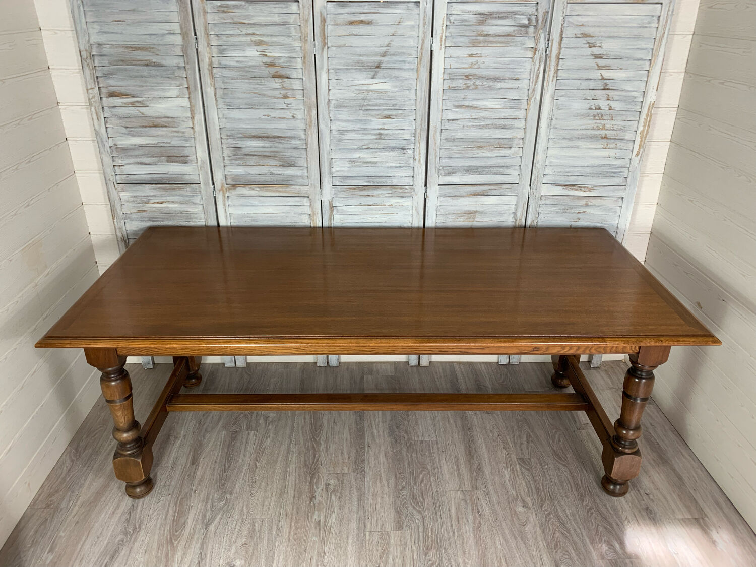 Oak farmhouse table