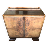 Commode art déco en bois des années 40