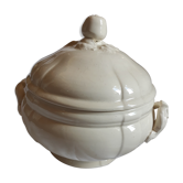 Former ivory soup tureen sarreguemines