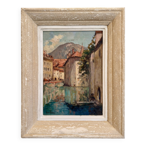 Huile sur panneau henry
