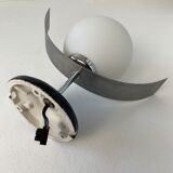 Pair of vintage opaline wall lamps