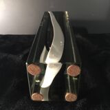 FLAVIO POLI for SEGUSO Vetri d'arte, Multi-layered glass vase, Murano, circa