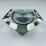 Murano glass ashtray Sommerso, Italy, 1970s