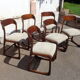 6 Baumann sled chairs