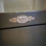 Meuble classeur en métal air métal années 50