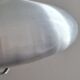 Brushed aluminum pendant light 1970