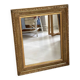 Small wooden mirror with gilded stucco in the Louis XVI style.