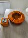 Ashtray and lighter in alabaster 1970.