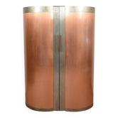 Cabinet with Copper Doors, 1980s
