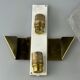 Xl 60s 70s wall lamp wall sconce kaiser lights brass glass space age