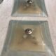 Pair of glass sconces