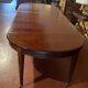 Extensible Louis XVI mahogany dining table with band - 19th century