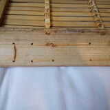 Bamboo and wicker tray