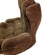Vintage velvet armchair