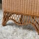Commode vintage en rotin