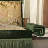 Canapé-lit Art nouveau allemand c.1900 – velours vert