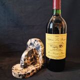 Pair of Art Deco Bookends in Black and White Breccia Marble