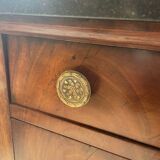 Empire mahogany veneer secretary