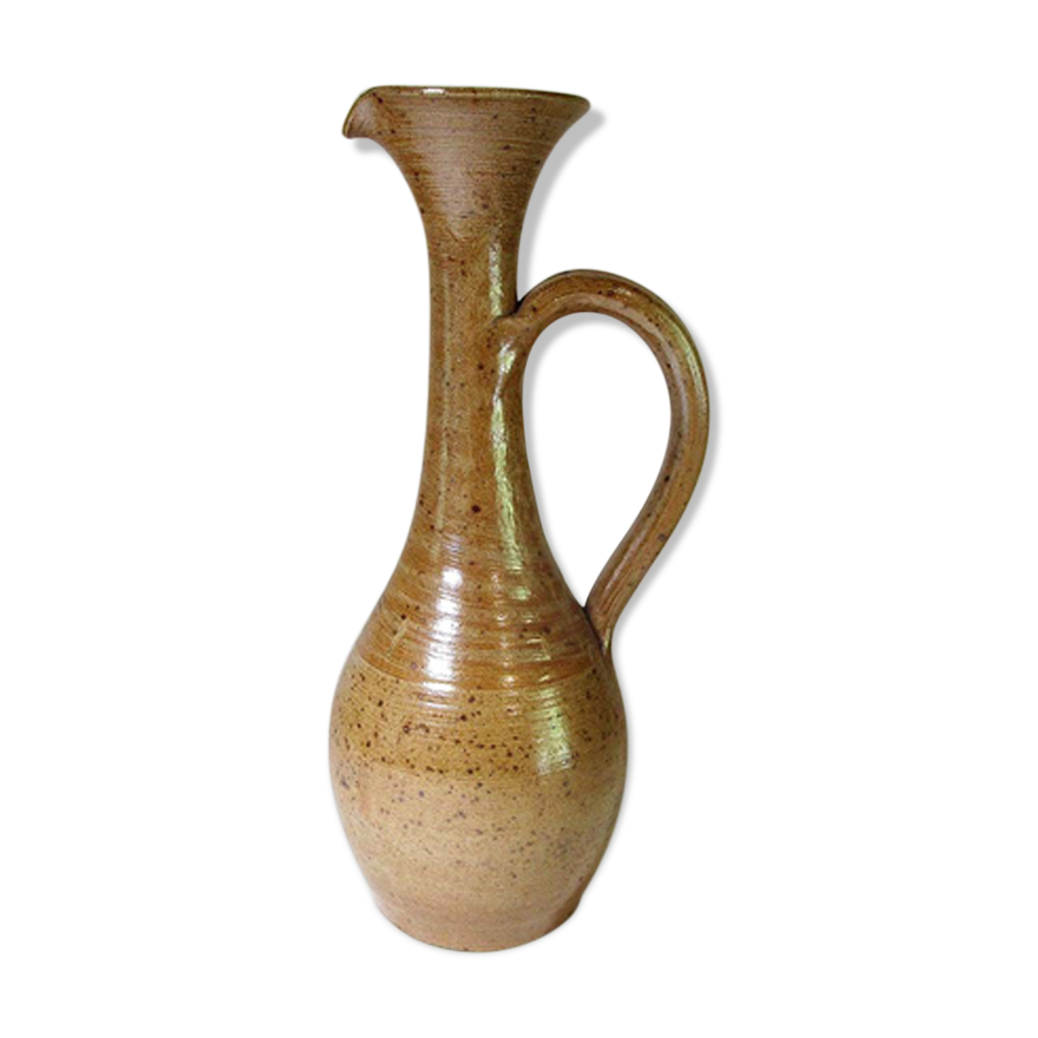 Elongated sandstone vase