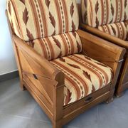 Jacques Leleu - Paire De Fauteuil En Merisier