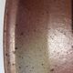 Burgundy sandstone oval serving dish