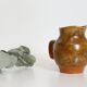 Stoneware milk pot, Henriot Quimper, made in France, vintage
