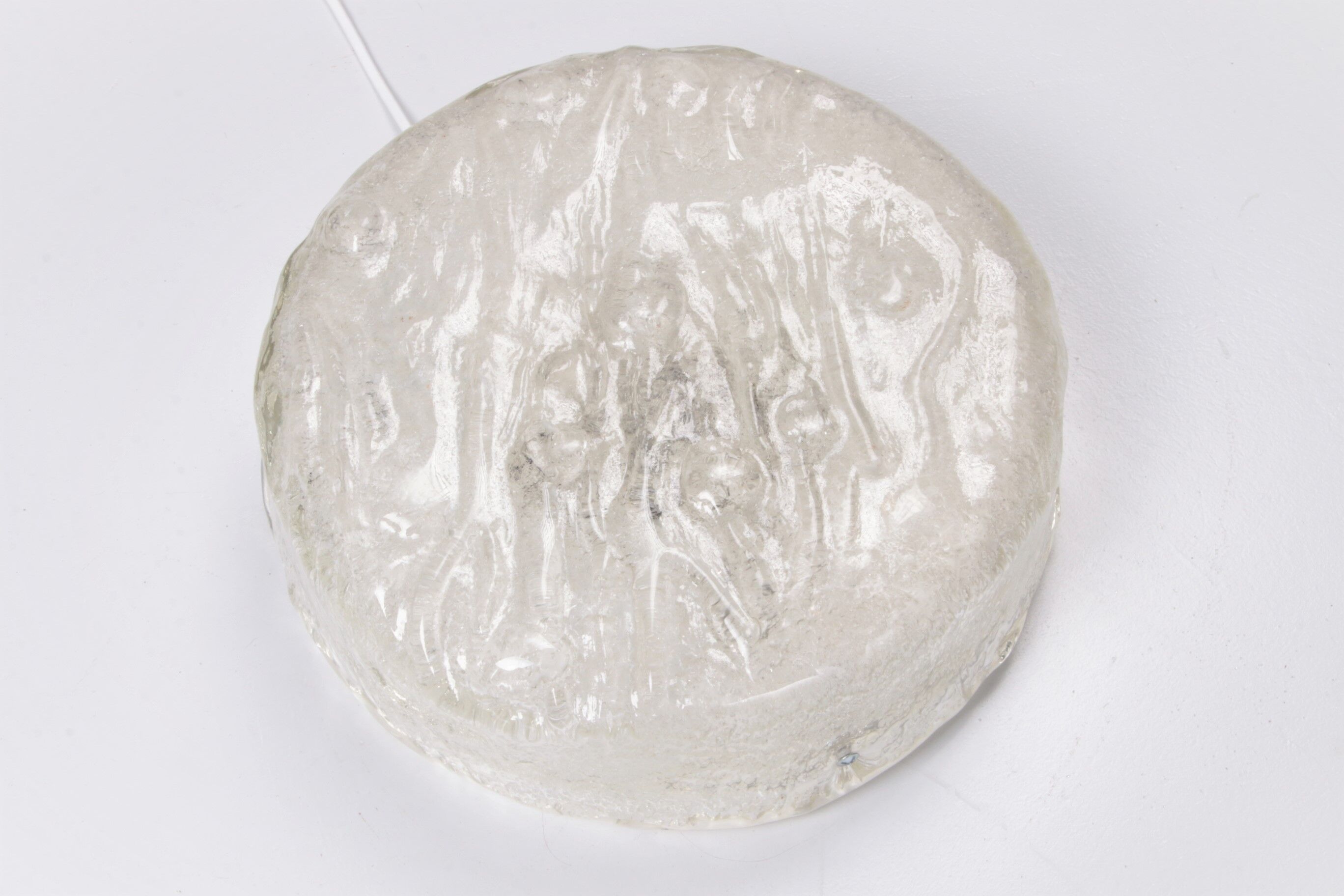 German vintage round ceiling lamp by Kaiser Idell, 1960s