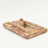 Miroir céramique Atelier la Roue, 23x14cm