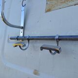 Vintage chrome coat rack and plastic balls