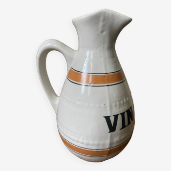 Old wine pitcher LML Limoges