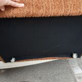 Driver and corduroy ottoman 1970