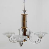 Art deco chandelier  1930s